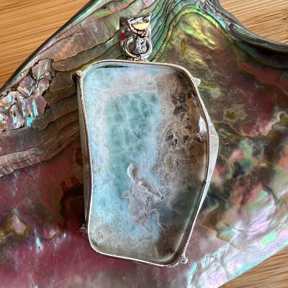 Larimar Silver Pendant - Picture 2 of 6